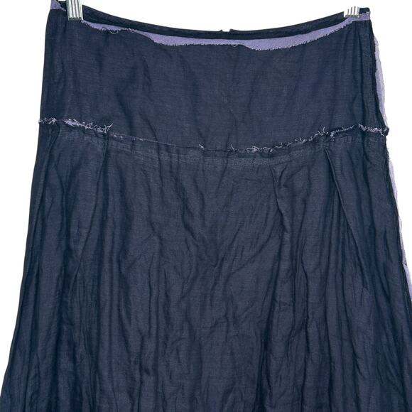 Gregory Parkinson Whimsigoth Ruffle Skirt Womens 6 Midi Fairy Boho Y2k Grunge - Picture 7 of 15